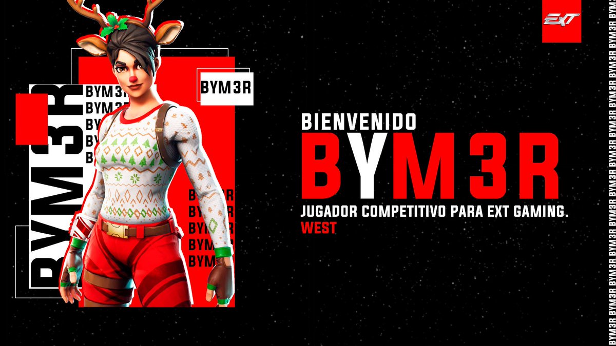 ExTGaming_'s tweet photo. #PRESENTACION
BYM3R, un jugador muy bueno llega a ExT Gaming a demostrar de lo que esta hecho reforzando el roster de west y poniendo el nombre del equipo en alto! @LilRonby 

#ExT2020

@AyudaEsportMX https://t.co/0d3dZulo7q