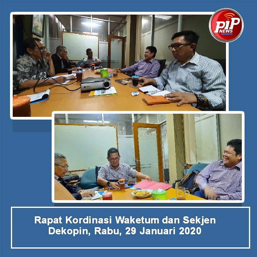 NewsPip's tweet photo. Rapat koordinasi Waketum dan Sekjen Dekopin pusat rabu,29 Januari 2020 @dekopin @depkop https://t.co/TpIiE3cqDo