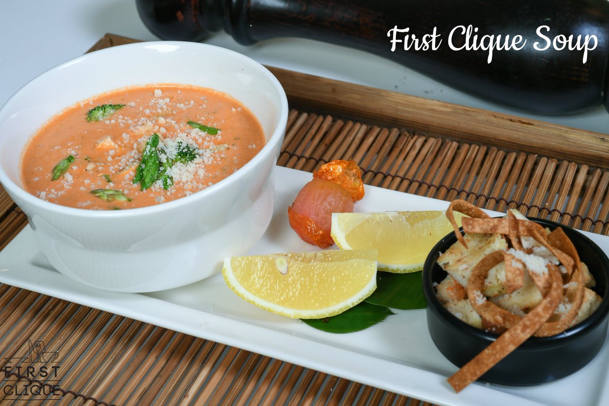 firstcliqueuae's tweet photo. Our signature First Clique soup is just waiting for you to try out 😍
Order it today in Marina Square and Khalifa Park https://t.co/4c9LFogtC6