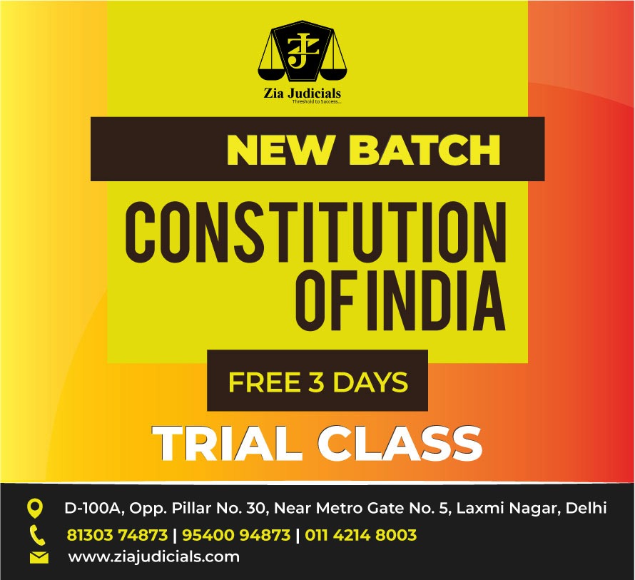 ZJudicials's tweet photo. New Batch for the Constitution of India by Zia Judicials is starting soon. Register yourself for
3 Days Free Trial Classes.
Call us at 8130374873 / 9540094873/ 01142148003.
Address: D-100A, Opp.Pillar No.30, Near Metro Gate No. 5, Laxmi Nagar, Delhi-92
#ziajudicials https://t.co/c8lITihllB