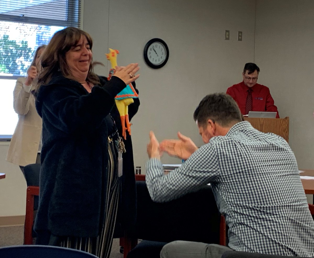 Who did the Sp Ed Directors in SLO SELPA select as January director of the month? Terry Hollen, Paso Robles JUSD, passes on the honor to Dee Dee Mello-Wisch, Templeton USD. Congrats Dee Dee! You've earned it.