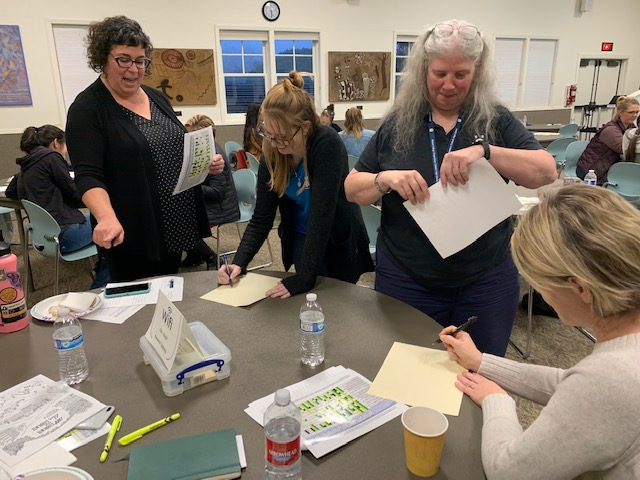 TIP teachers learn strategies on how to support students with disabilities from SLO SELPA and our 805 CAPTAIN cadre.