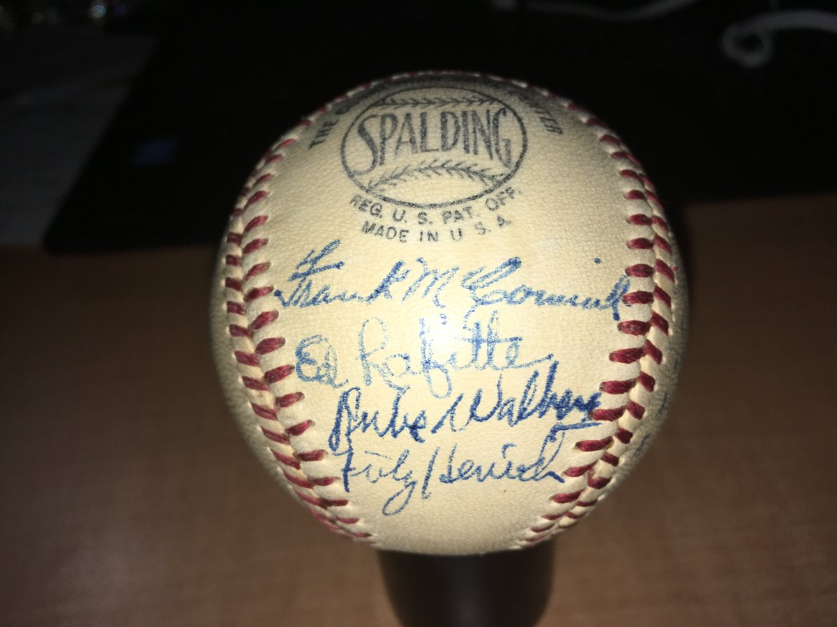 lanc_supcap3841's tweet photo. #autographed #Baseballs u second a #ball signed in 1940's &amp; 50's with #JimmieFoxx #LeftyGrove #RabbitMaranville and 15 others from that era @oriolesrise @Markhoyle4 @SBergerBOSTON @TimJenkins1962 @handyslunch @EricDLussier @SplitSeason1981 @JoshKidwell29 @CarterWcarter69 https://t.co/xMExvIJdsN