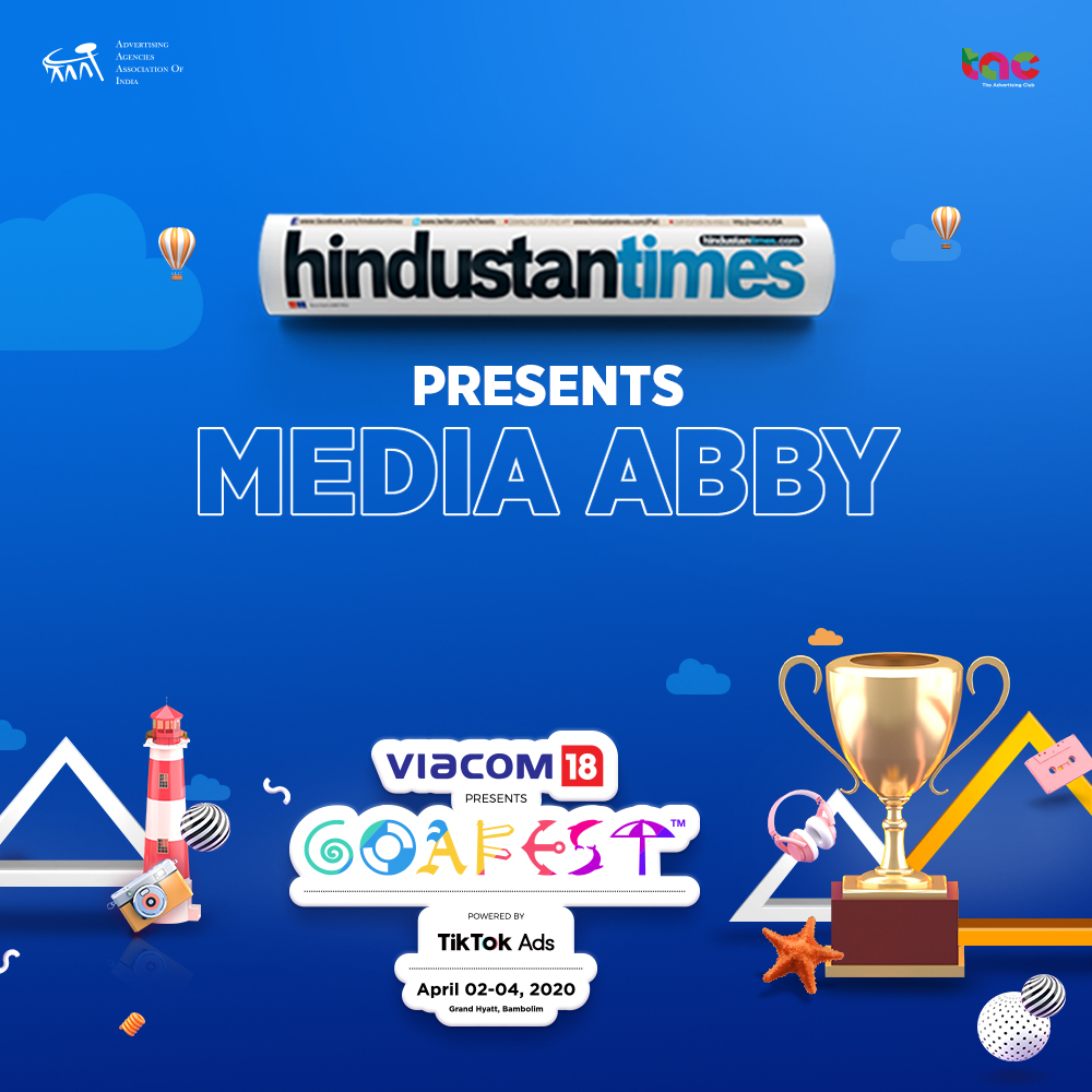Are you ready to find out if your media work can take over the Goafest stage? <a href="/htTweets/">Hindustan Times</a> presents Media Abby at the biggest creative carnival! Send us your entries at bit.ly/2sYQvcT 

#Goafest2020 #GoGoafest #Goa #Advertising #Media #Abby #awards