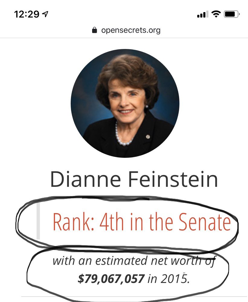 BrooklynFixer's tweet photo. @eatbees @cheryleliz @steph93065 @SenFeinstein Be nice to @SenFeinstein, it wasn’t her fault, she was probably To tired from counting all her money, #liberalguilt #MAGA https://t.co/jmsqLhiOHf