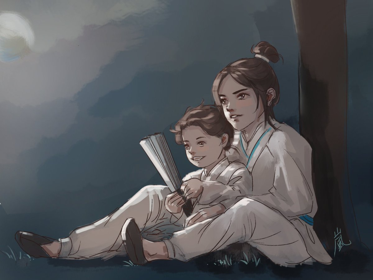 Alli_Littorella's tweet photo. If you like fans, gege will get for you any fan you want.

#shiwudu and #shiqingxuan for @punnydreadful 
#TGCF #天官赐福 https://t.co/hYmQGwGfIM
