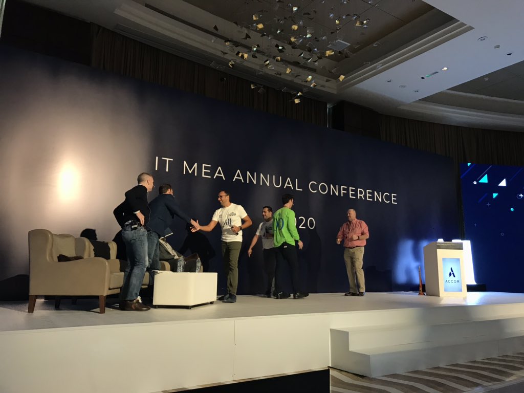 And the winner is.... Pedro Torres from Yoonik who wins a pilot with <a href="/Accor/">Accor Group</a>  🏆 Congratulations and well done to all the presenters this morning at <a href="/PitchMadness/">PitchMadness</a> <a href="/ahitmea20/">Accor IT MEA Conference 2020</a> #AHITMEA20