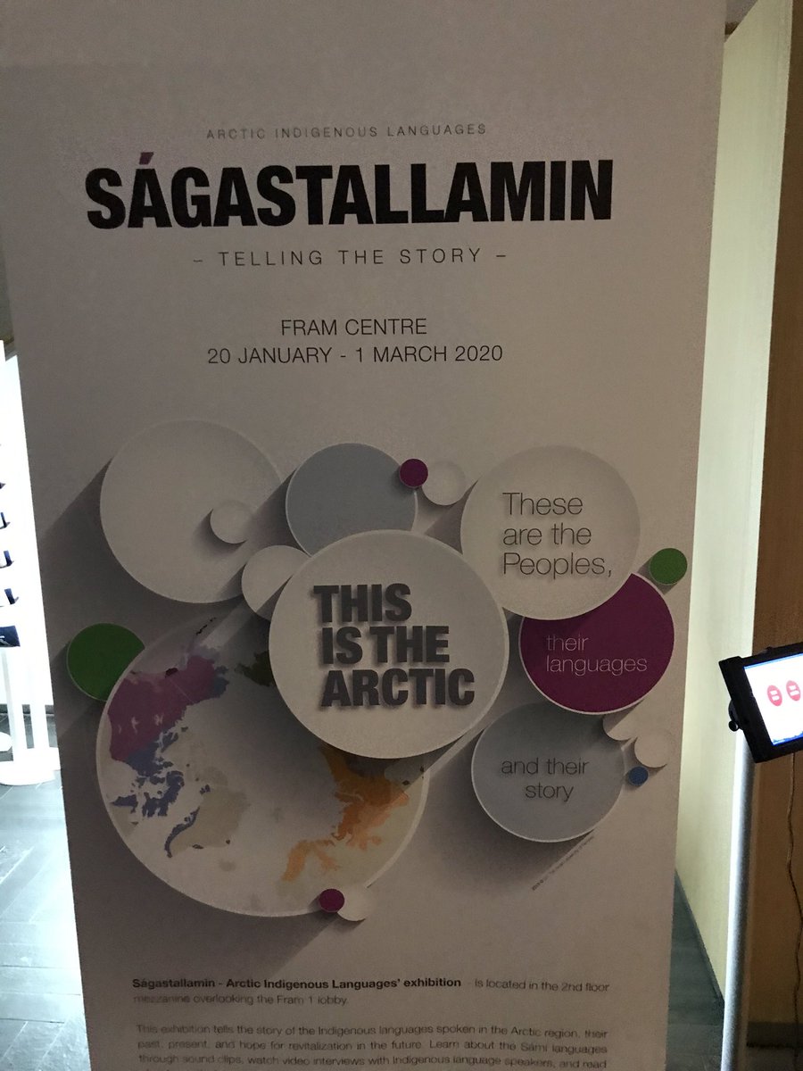 PVuorimaki's tweet photo. A very very kind Norwegian soul let me in to the Fram Centre from the freezing cold so that I can wait inside for the @ArcticCouncil ... which will begin in 1.5hrs. Look forward to day’s important discussions. https://t.co/Q9fnxA4PHK