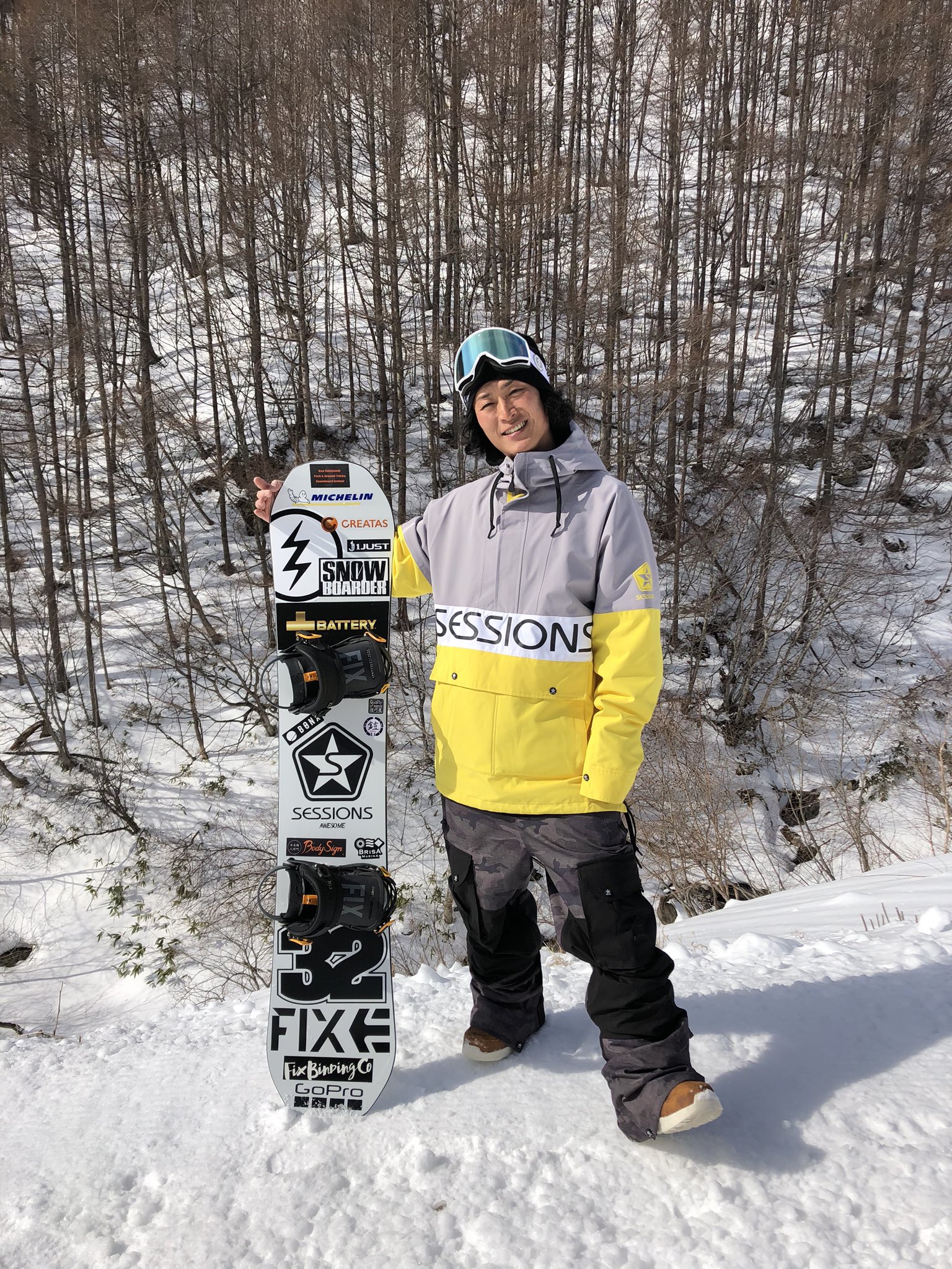 【美品】SESSIONS セッションズ 高橋列男モデル スノーボード150 オフトレ用】SESSIONS セッションズ 高橋列男モデル スノーボード150