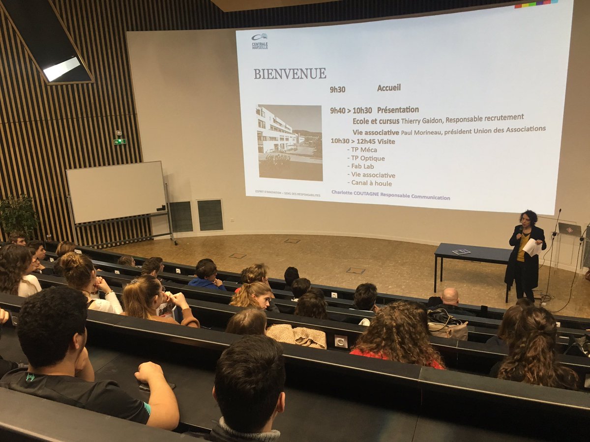 Fabien_Luzy's tweet photo. Visite de l’Ecole Centrale de Marseille avec les CPGE-PC.
Un excellent accueil et un programme immersif en perspective.
#cpge #centrale #pcsi #pc #jesuites #stjoavignon @StjoAvignon https://t.co/2yz6hk3WiS