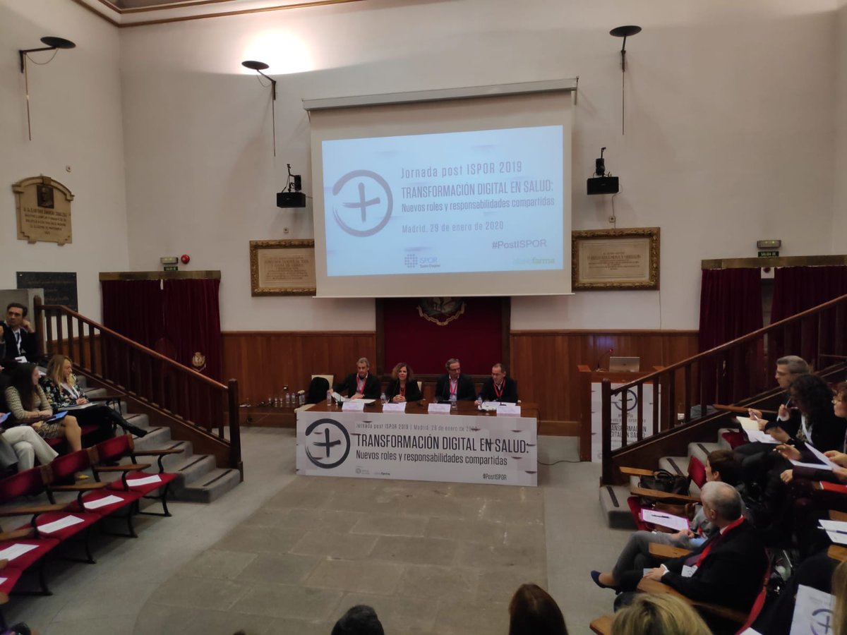 BioSim_es's tweet photo. Hoy asistimos a la jornada post-ISPOR 2019 sobre "Transformación digital en salud, nuevos roles y responsabilidades". @IsporSpain
#PostISPOR https://t.co/4Ouh1sT8Y3