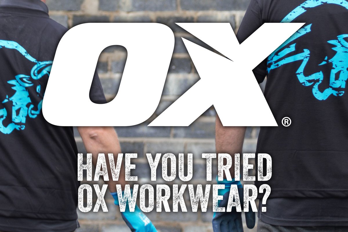 OXtoolsUK's tweet photo. Have you tried OX Workwear?
Visit https://t.co/gv9EVZVgzr to see our full range!

#oxtools #workwear #livethetrade https://t.co/k1q8OHi9u4