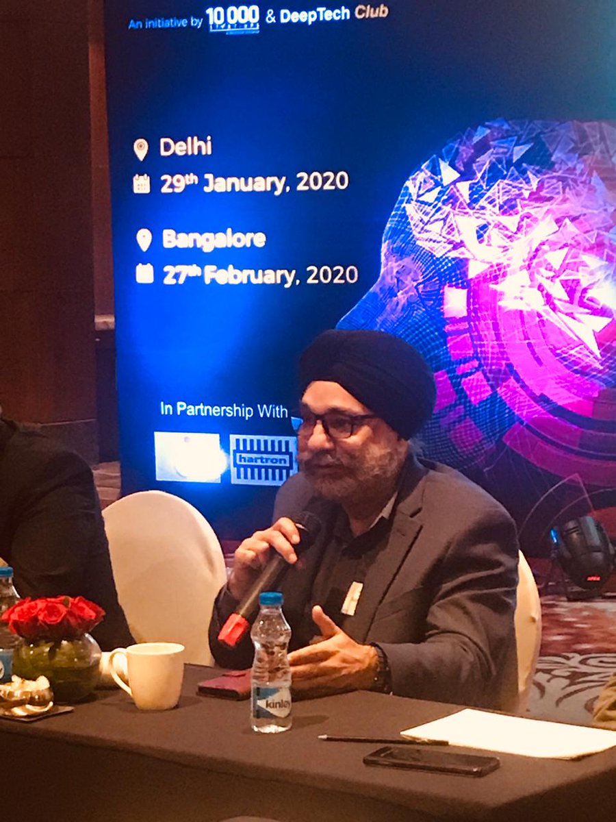 'There’s no entitlement to success for #entrepreneurs. As an ecosystem, we want you to succeed and create opportunities,' says Subinder Khurana, Chief Architect, #StoryProcess during #DeepTechConfluence.
