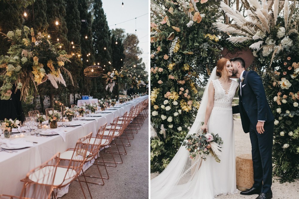RockMyWedding's tweet photo. The bride was in awe of the outdoor wedding reception &amp; so are we! Every detail planned &amp; styled by Paloma Cruz will knock your socks off. https://t.co/o3kjUxB24W https://t.co/rYEetnbWXa