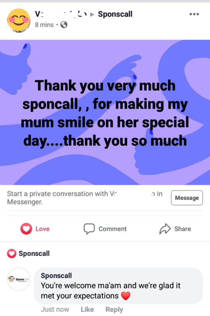 Sponscall_'s tweet photo. Happiness is felt by making others happy. ππβ€ #sponsoredca #sponscall #happiness https://t.co/egIPnBdAl2