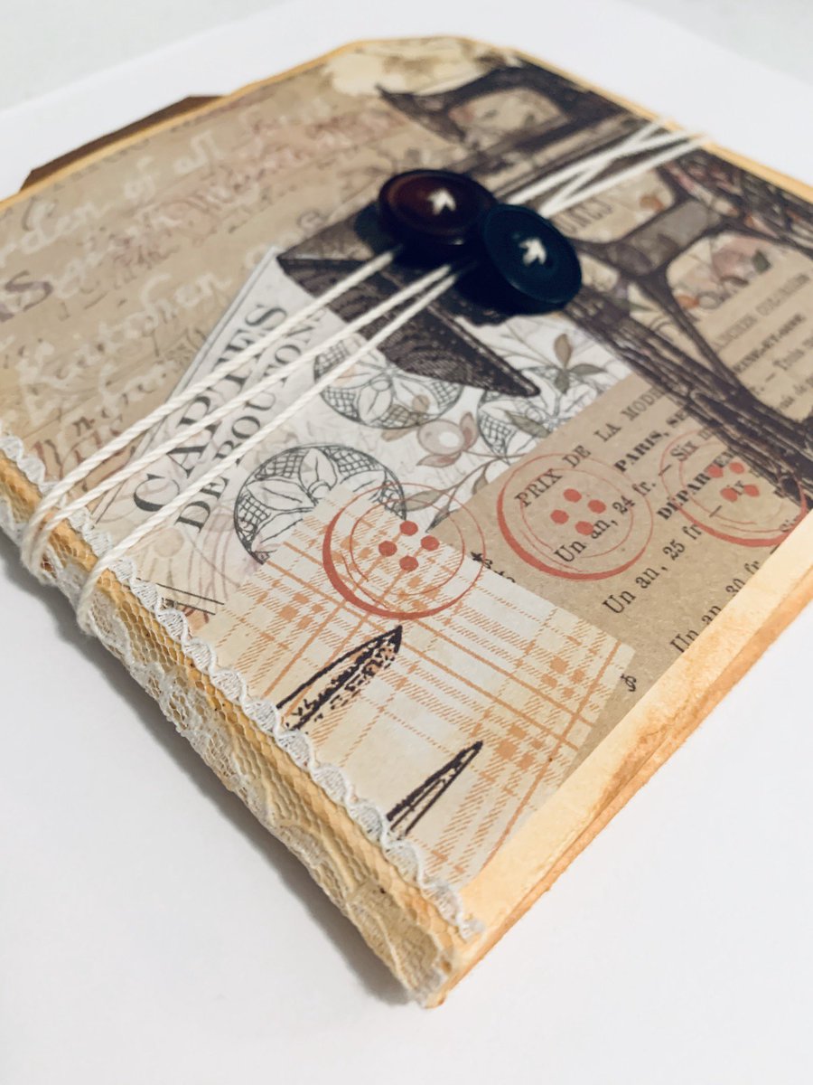 TheRubyMoon1's tweet image. I love the grungy vintage look!!  TheRubyMoonShop.etsy.com #junkjournals #handmadebyme #crafting