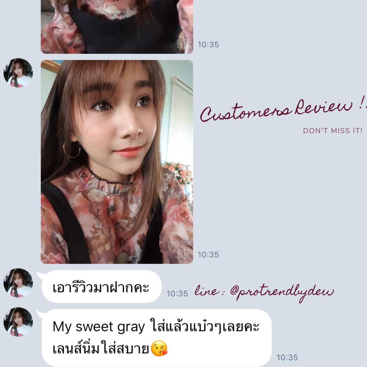 protrendbydew's tweet photo. พร้อมส่งค่าาา 📌📌 🎡💕order now line : @protrendbydew 🔥❥2 คู่ + แถมฟรี ตลับเซต 🔥PROMOTION 4 FREE 1 🔥ส่งฟรีตั้งแต่คู่แรก 🔥250 BATH / PAIRS ❌❥ของแท้สั่งร้านนี้เท่านั้น❌ #คอนแทคเลนส์ #protrendcolor #contactlens #minilens https://t.co/aPb3EahD6F