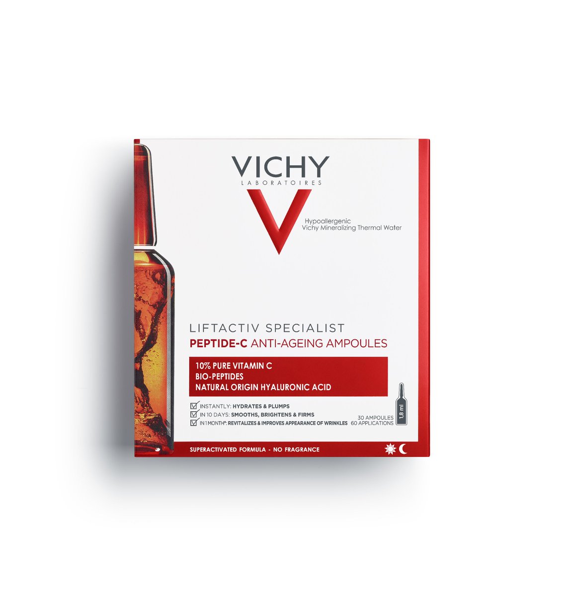 MageesPharmacy's tweet photo. New Product Alert!!
Vichy have launched a NEW Anti-aging revolution, Liftactiv Specialist Peptide C Ampules containing Vit C &amp; Hyaluronic Acid for more revitalised &amp; firmer skin.#vichyuki #vichyskincare #Antiaging #radiance #magees #wherethebestcostsless  #shoplk #hastobelkenny https://t.co/E36LUnMJpS
