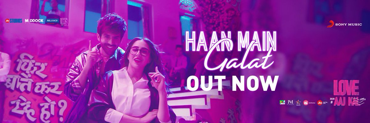 CarnivalCin's tweet photo. Iss se zyada sahi kya hoga? 

Suniye #HaanMainGalat - https://t.co/Q0vhZM9vFJ

#CarnivalCinemas @TheAaryanKartik #SaraAliKhan #ImtiazAli #DineshVijan @maddockfilms @iamarushisharma #ArijitSingh #DoItWithATwist #ThisValentines #14February https://t.co/wKMxXdpe0A
