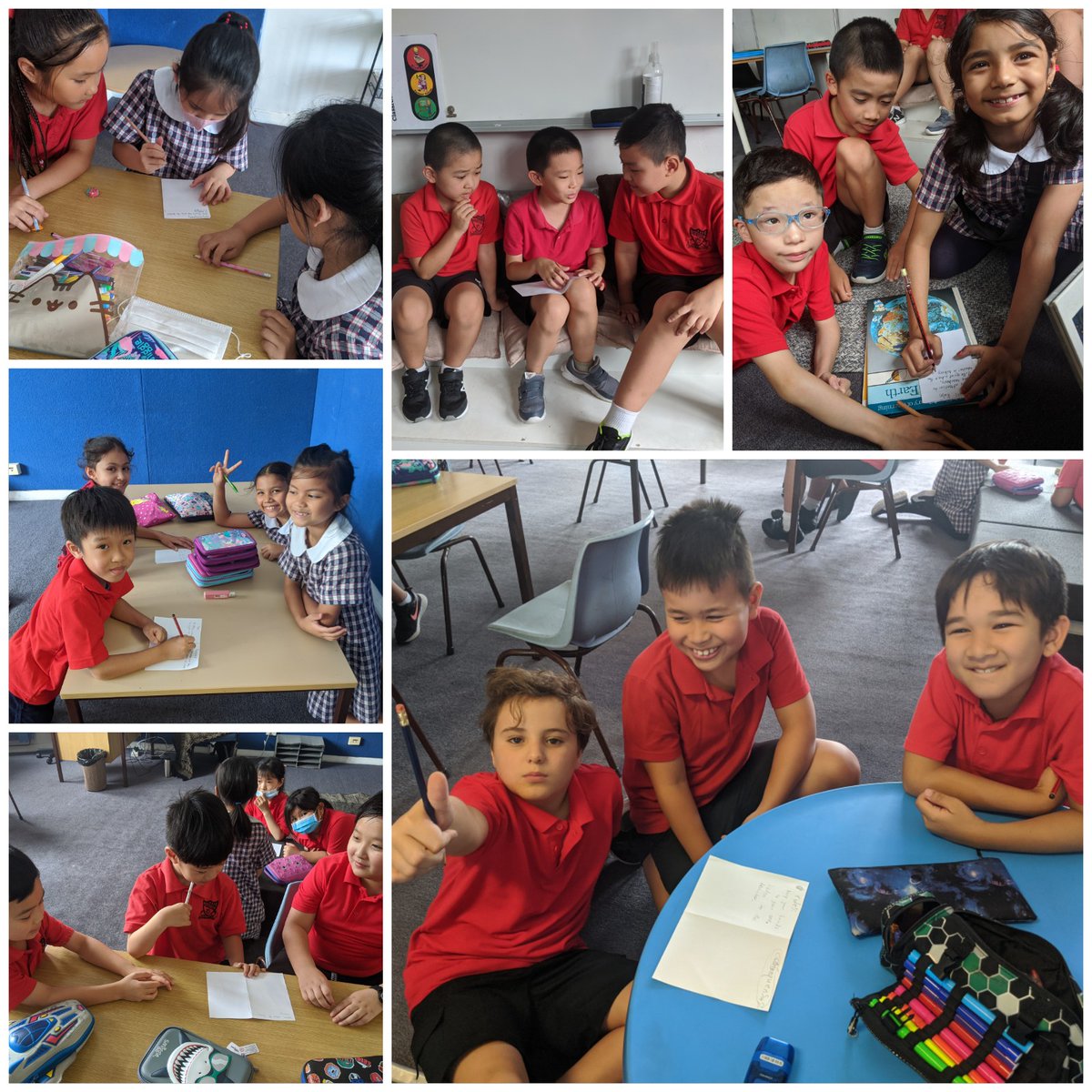 3EN having fun on our first day working together to come up with class rules! #Collaboration #ownership <a href="/CampsiePS/">Campsie P.S.</a>