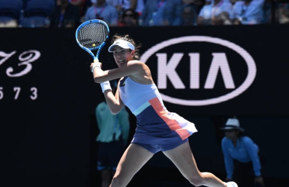 passion4tennis8's tweet photo. Kenin &amp; Mugu through to Aussie Open Semis 🌏
#PureDriveUSA Limited Edition
#PureDrive
#RPMBlast 
#TeamBabolat 💪♨️ https://t.co/YzdMQTJtrR