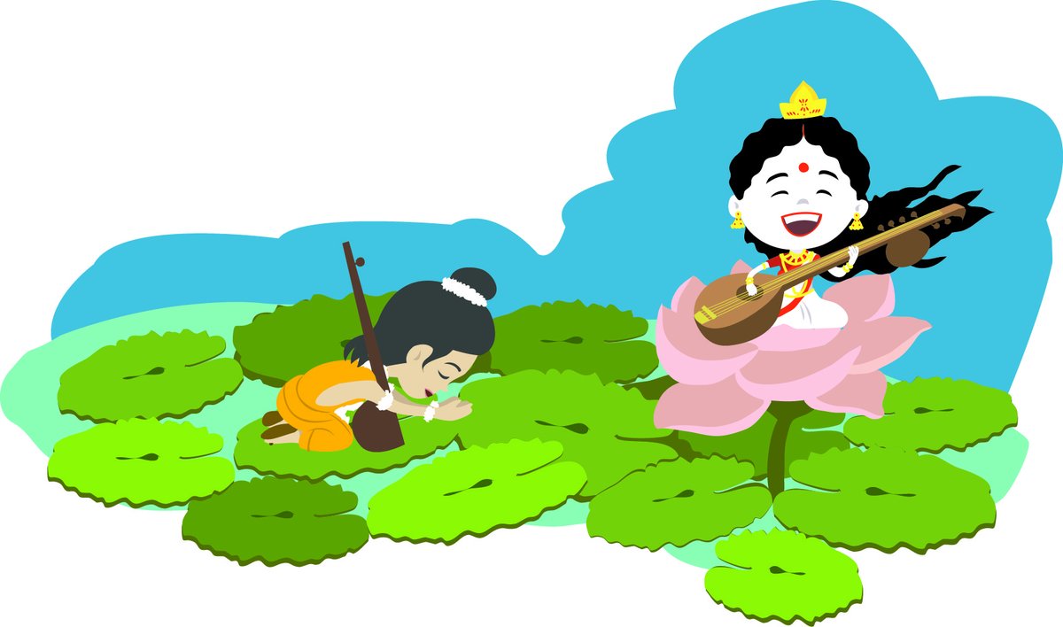 On this auspicious day, may Goddess Saraswati bless you with knowledge, wisdom and music. The entire Sangeet4all team wishes you a very Happy Saraswati puja. #Sangeet4all