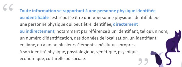 CigogneDigitale's tweet photo. Finalement, c’est quoi une donnée à caractère personnel ? Voici la définition claire de la @CNIL ! https://t.co/kqpuZnxS0Y