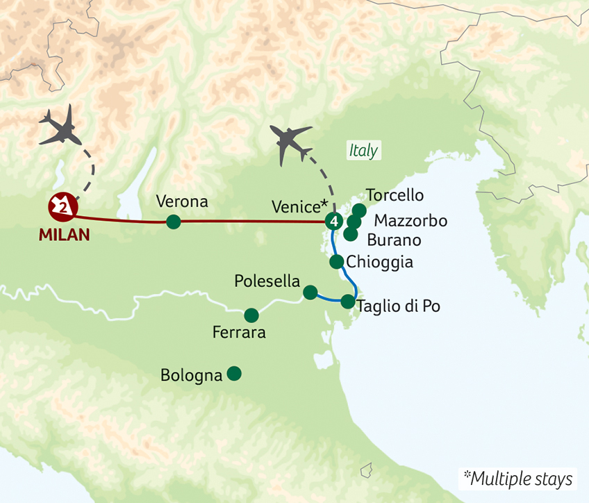 YNGetaway's tweet image. Venice and the Gems of Northern Italy
Milan to Venice
10 days from £2,999 per person

A two-night stay in Milan 
Travel via fair Verona to Venice, 
Explore the islands of the Venetian Lagoon
A cooking class in Bologna, Italy’s foodie capital.

#RiverCruise #Italy #YourNextGetaway