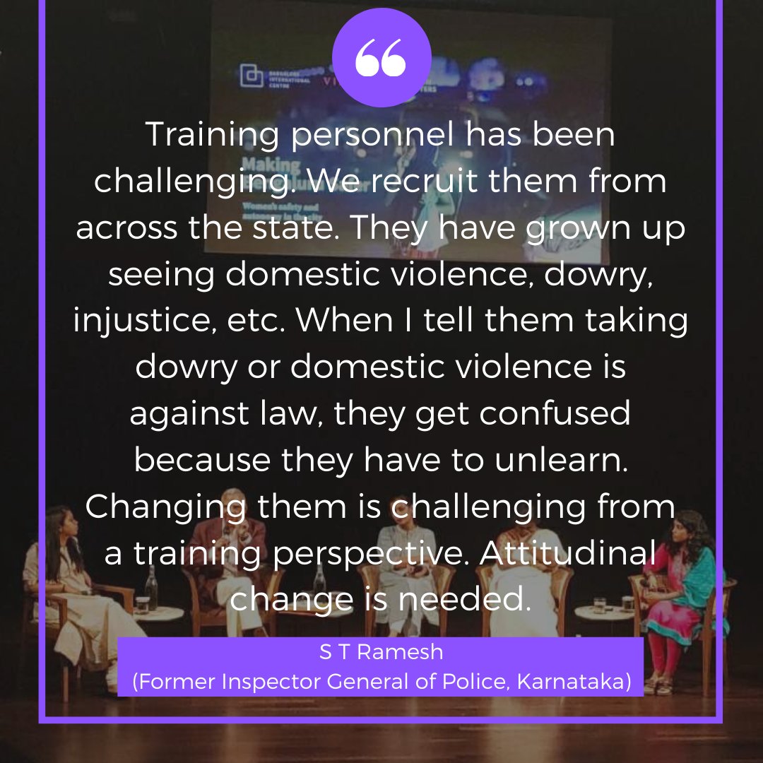 "Resources are a problem, but they won't address all problems that exist.'' - S T Ramesh, Former Inspector General of Police, Karnataka
