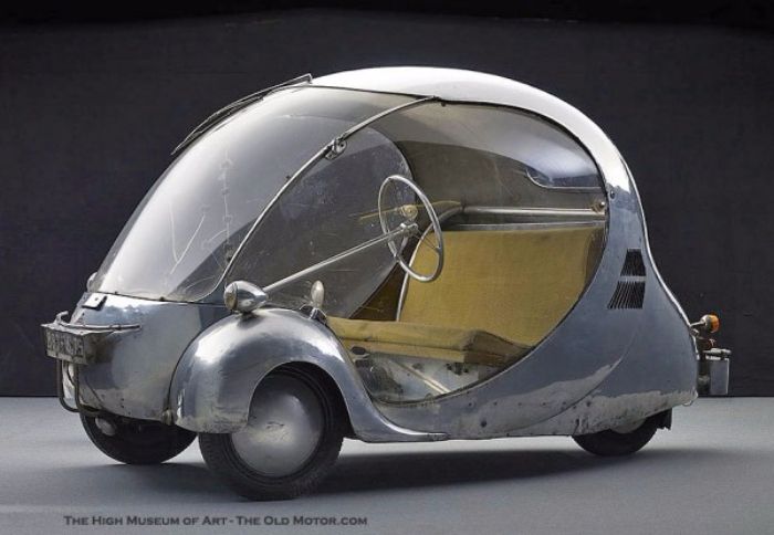 QuirkyRides's tweet image. L'Œuf électrique (the Electric Egg) from 1942 by Paul Arzens of #Paris #France. #EVs (#ElectricVehicles) were a response to a lack of fuel in wartime