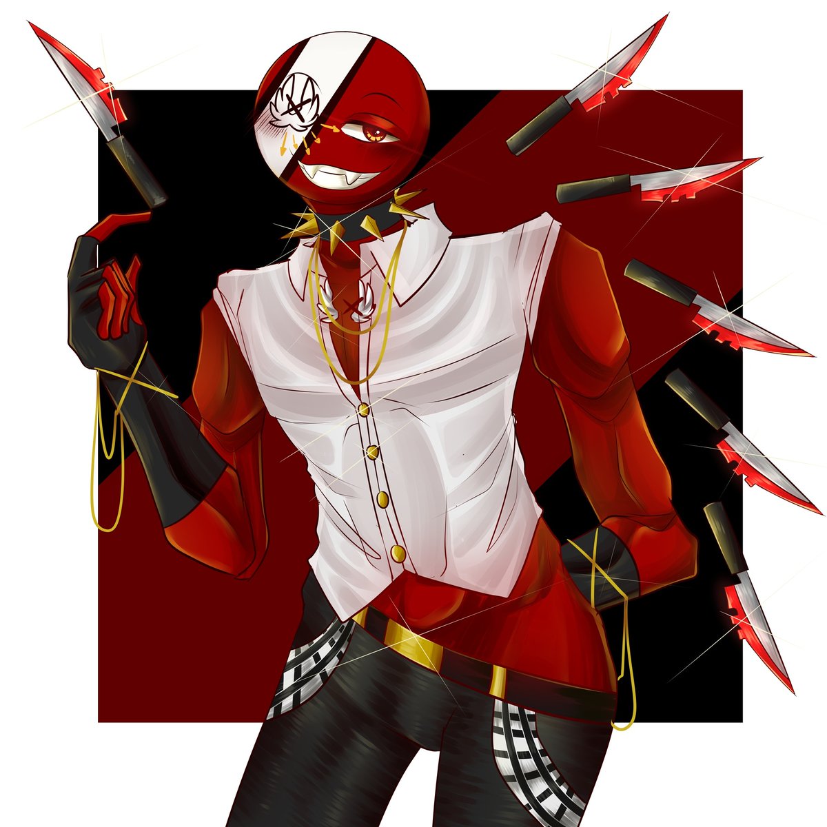 Xylate_Z's tweet photo. Oh hi old art, haven't seen you for a while
#CountryHumans #oc #countryhumansoc #edgyoc #digitalartwork https://t.co/s2mvU8A2us