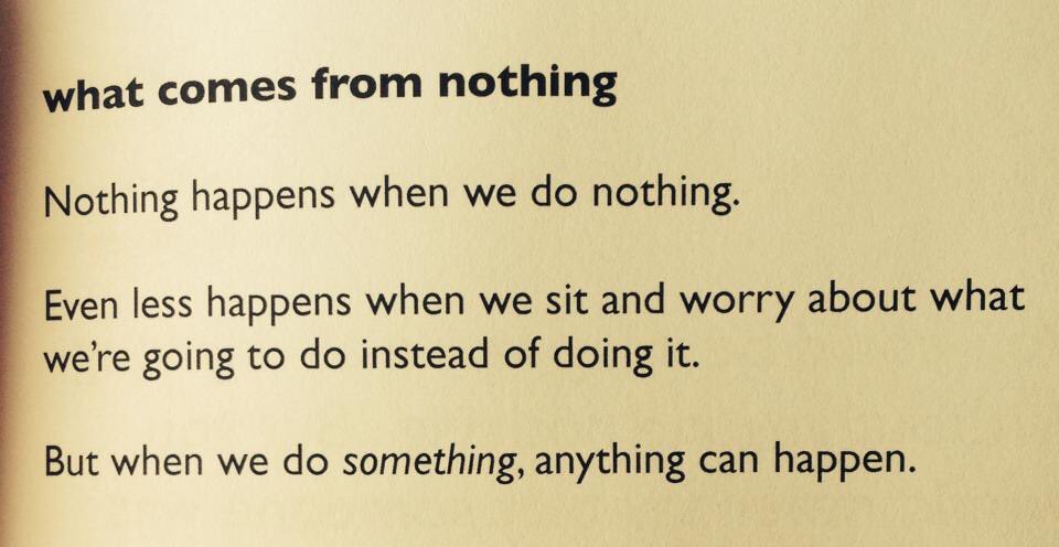 What comes from doing nothing? This👇 underpins confidence / resilience building and how we work <a href="/transformliveco/">transformliveco</a> try doing something new...see what happens!!