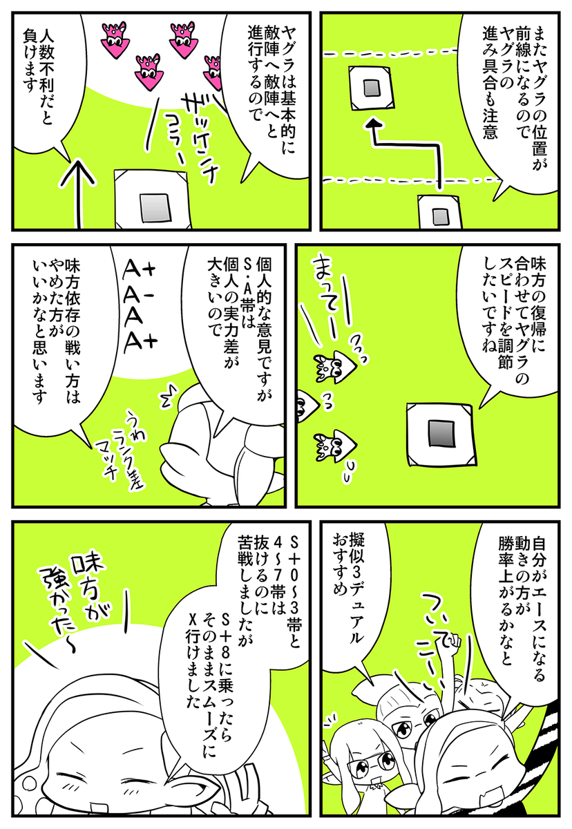 ヤグラXになりました漫画 #Splatoon2 #スプラトゥーン2 