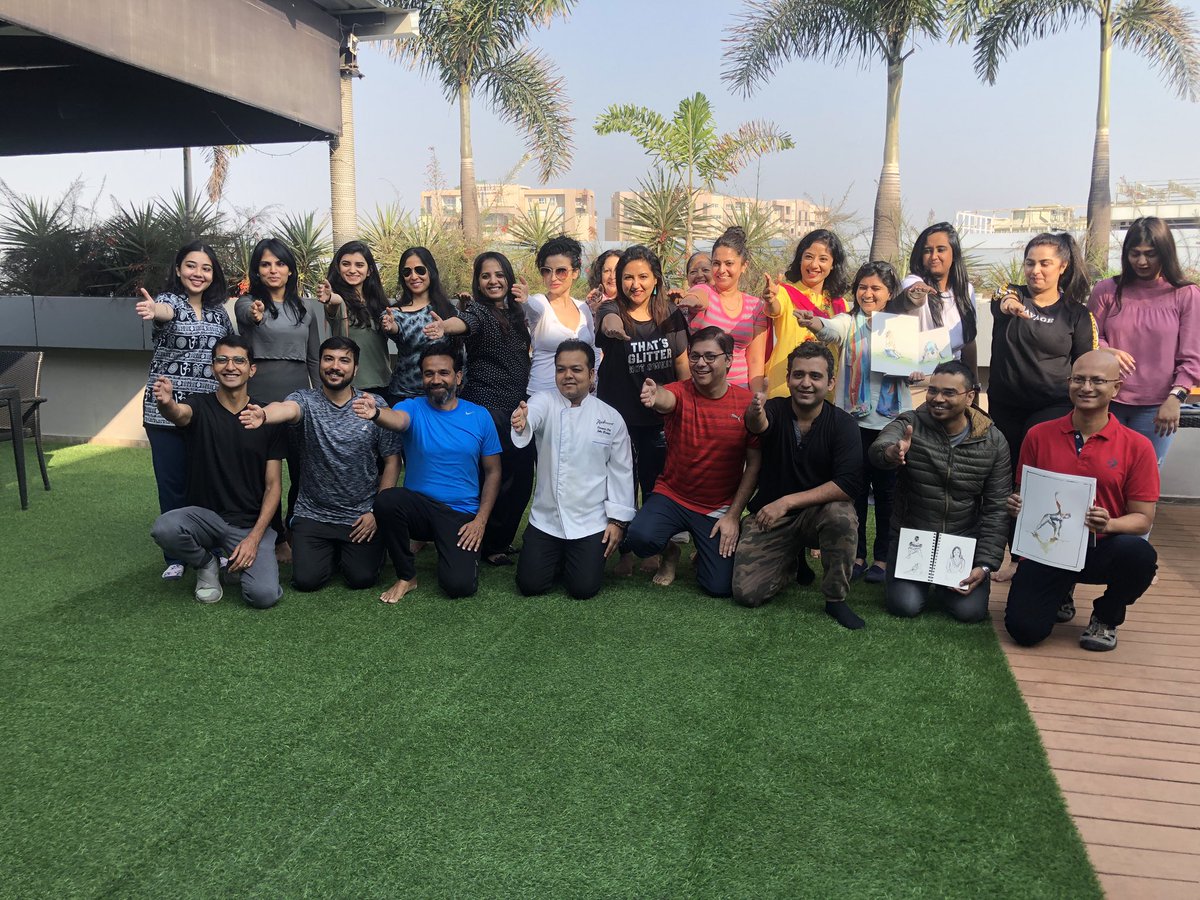 TangySorbet's tweet photo. Yoga and Meditation session followed by #healthy #breakfast as part of #Resolution2020 #EatGoodFood #GourmetPassportExperiences at #ChamaGaucha #RadissonHyderabadHitecCity turned out to be a great start to the weekend. @gourmetpssprt @Radisson @HiHyderabad @swachhhyderabad https://t.co/GcqTWwL2Pn