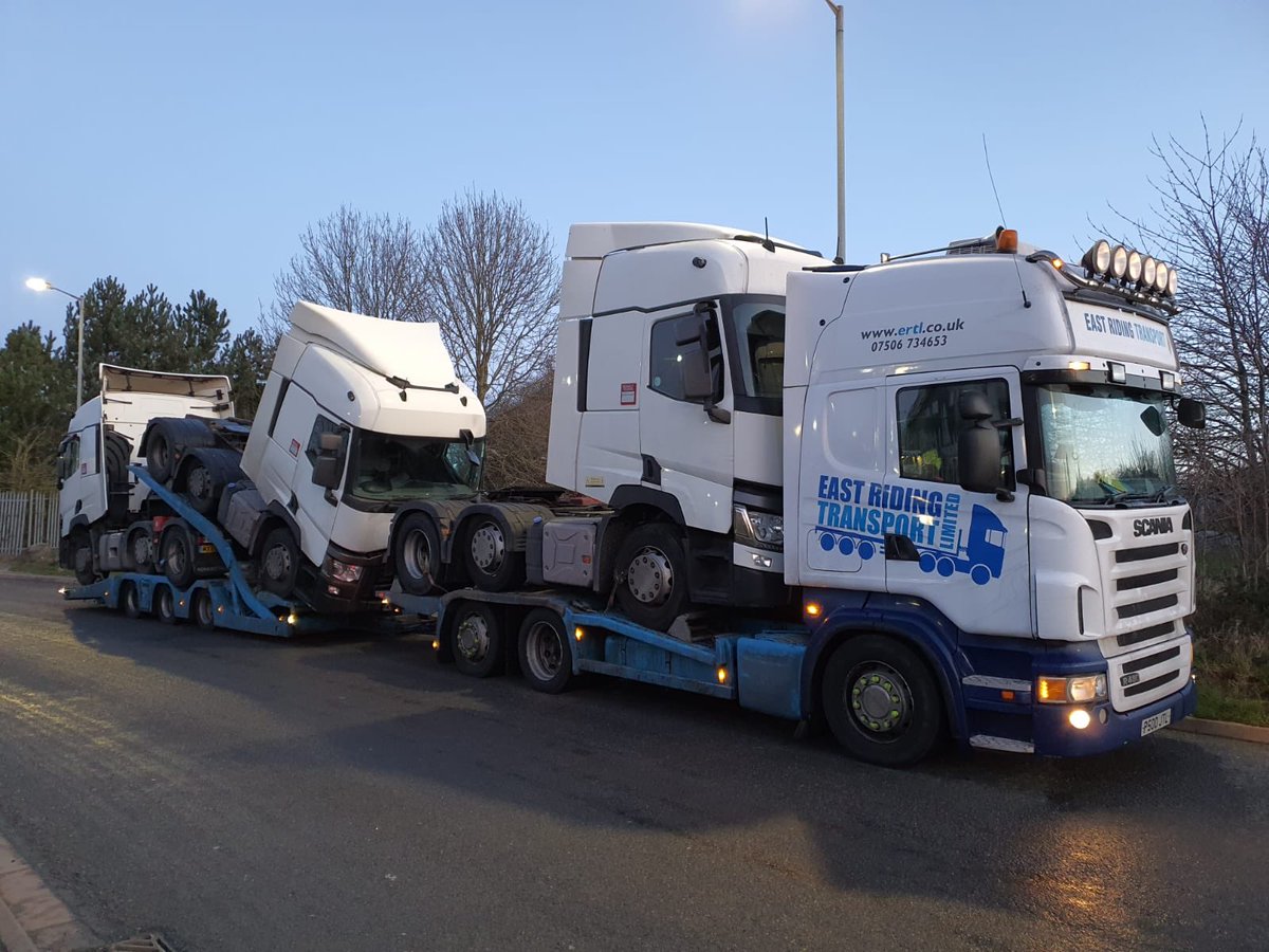 RidingTransport's tweet photo. 3 Renault T ranges to be delivered today. #Haulage #Logistics #Transport #LowLoader #Delivery #UKWide #Business #Network #Renault #Scania #ContactUs #FollowIs #WednesdayMotivation https://t.co/yNIWISsDqz