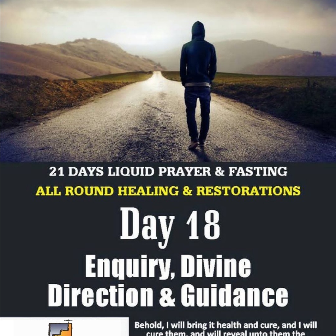 TCWote's tweet photo. Day 18: Prayers and Fasting
Enquiry, divine direction and guidance.

#21DaysWithGod
#GrowingDeepReachingWide
#GrowDeepToReachWide https://t.co/7IFlvYzObK