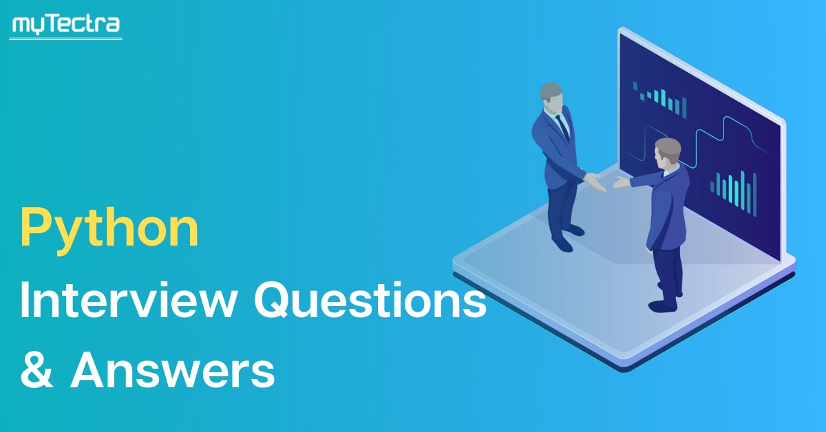 mytectra's tweet image. Want to set yourself apart in the next interview process? Learn about the most important Python interview questions with this #myTectra Check out this
bit.ly/2RB3MCc
#interviewquestions #pythoninterviewquestionsandanswers #mytectratutorial #pythoninterviewquestion #ai