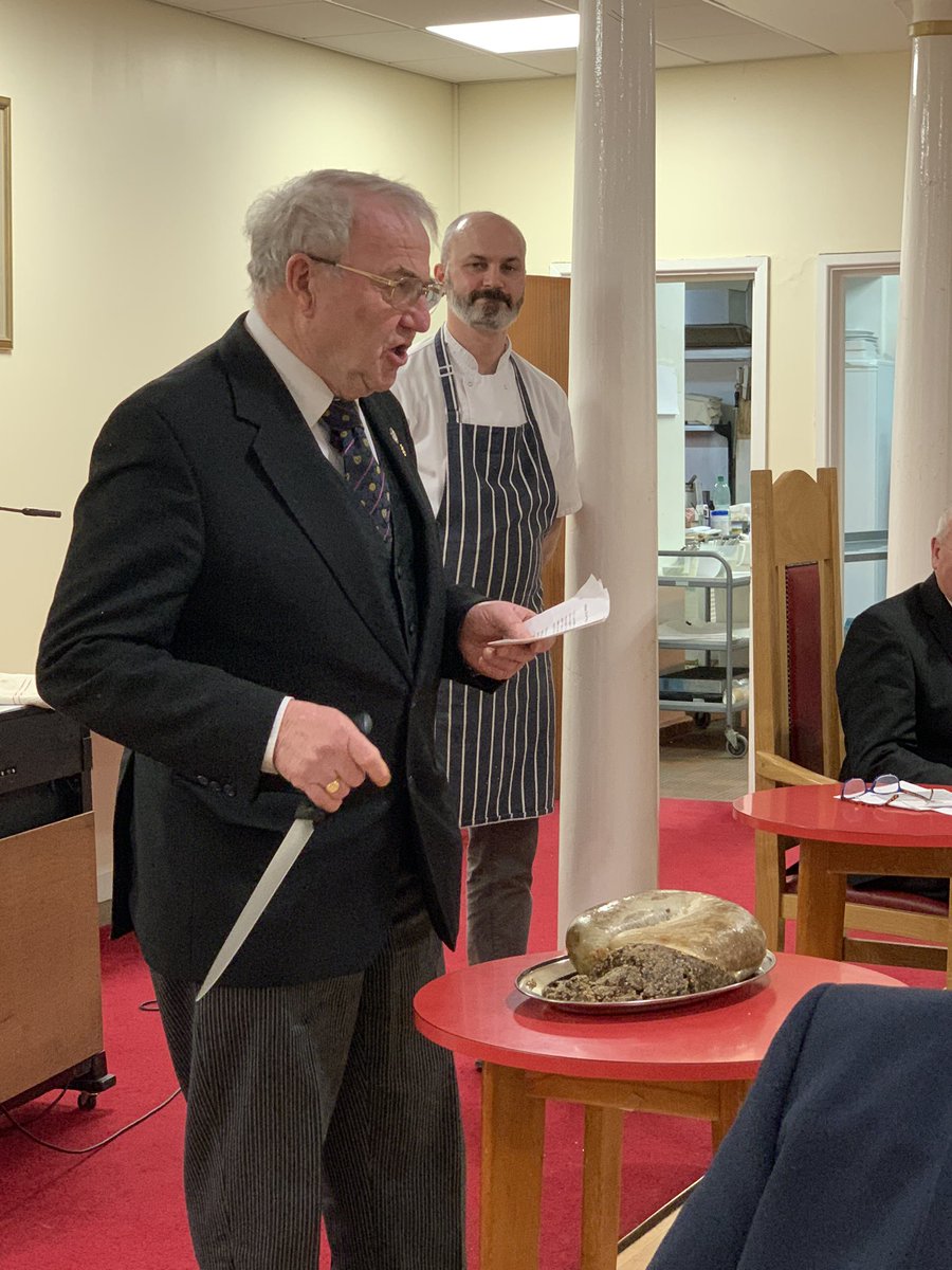 ClubShropshire's tweet photo. Well done to the Shropshire Round Table Lodge No.9104 for a fantastic evening with a 2nd Degree Ceremony and Haggis at the Festive Board. #mrburns #haggis #freemasonry #shropshire @ClubShropshire https://t.co/YrwSgUnVAc
