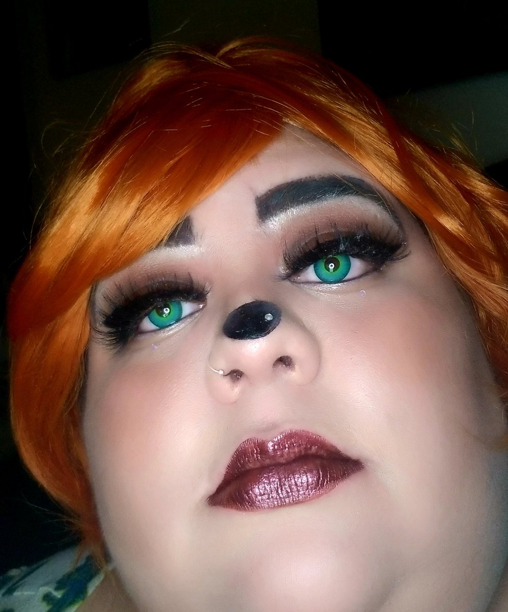 I've been neglecting this account so guess I better update lol

Here's a vulpix inspired look I did for a pokemon collab. Obsessed with these Green Tea contacts from <a href="/RainbowStation/">The Rainbow Station</a> 😍😍