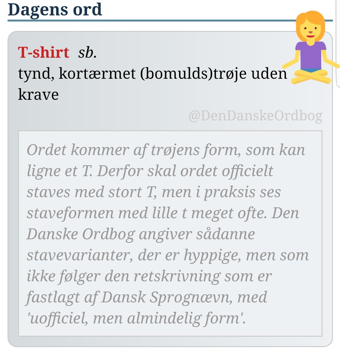 DenDanskeOrdbog's tweet photo. #normering #stavning #ortografi #uofficielt #dagensord
https://t.co/vnqhv6UJIl https://t.co/8ot1szaKS5