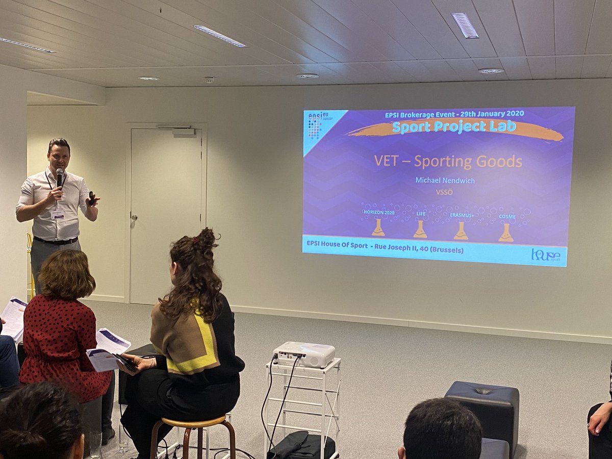 #VSSO (Association of Sporting Goods Producers and Sports Equipment Suppliers in Austria) at #SportProjectLab: two presentations for them in our projecting event