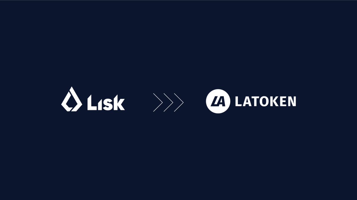 Lisk's tweet photo. We are happy to announce that $LSK is now listed on the @latokens exchange with a #Bitcoin and an #Ethereum trading pair.

https://t.co/p7ugdGEyLR

PS: Always exercise caution when using exchanges. #Lisk https://t.co/f8V7LzOFFA