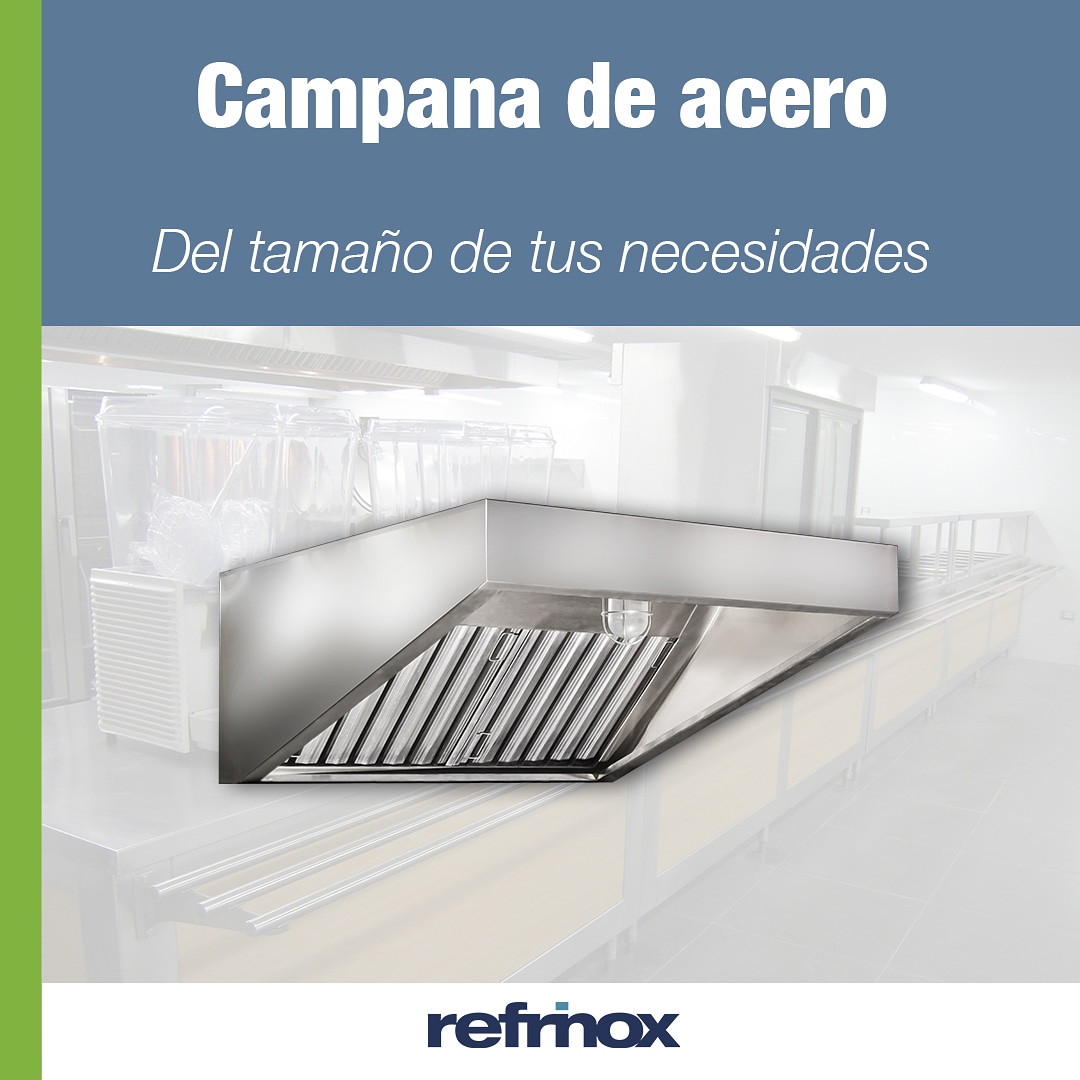Refrinox's tweet photo. De condensación, central o de pared, nuestras campanas se adaptan a las necesidades de tu negocio y operación. 💪😎
Con filtros lavables, trampagrasas y luz; ¡son perfectas para ti!🤩😁
https://t.co/UFXtZtEC8T
.
.
#Campana #Trampagrasa
#Refrinox 🔥 #SomosLaSolucion 💪 https://t.co/NjxyXnbz3y