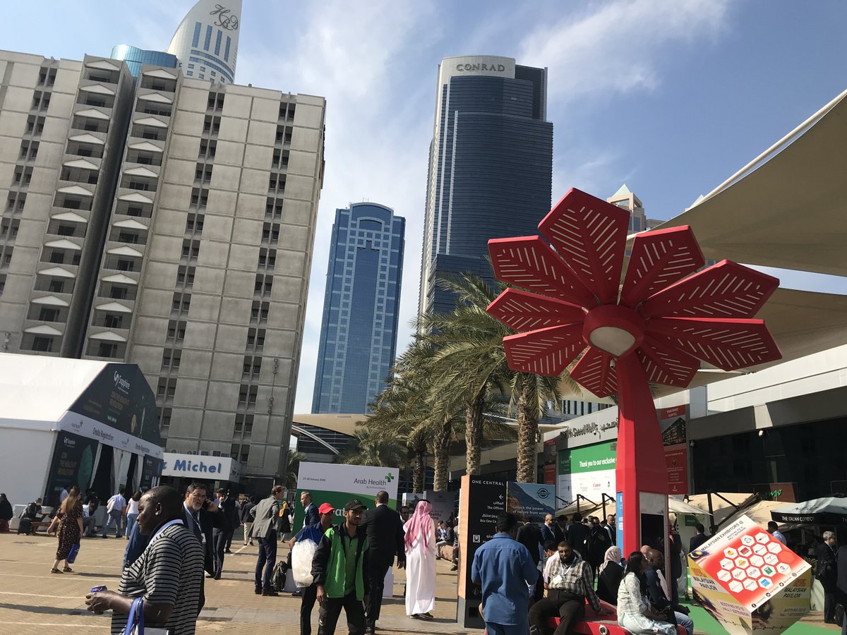 AmsoOnline's tweet photo. Another incredibly exciting day at #arabhealth2020.
We have been thrilled to be networking and meet with some of our faculty members!
Meet with us for more info on our education programmes for healthcare professionals. You can find us at the Welsh Stand, Hall 3, Stand 80, H2-H50 https://t.co/TnqicuXDah