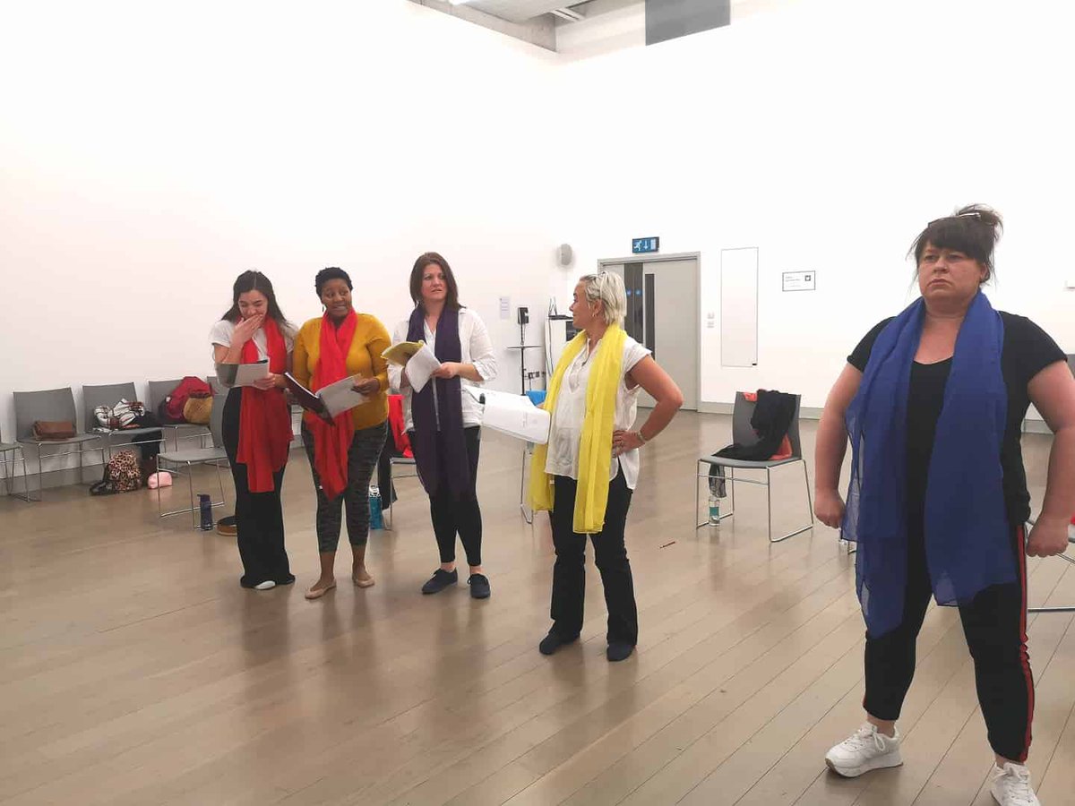 ShewolfTheatre's tweet photo. Only one more day left of rehearsals.. 💙 

Come and see the work of the SHE Wolf Collective.. We are performing 'The Penelopiad' as part of the 'Herstory Festival' in Down Arts Centre, Downpatrick.

TICKETS ARE ONLY 5.00 on the Down Arts Web site! https://t.co/OjDKhGa5rJ