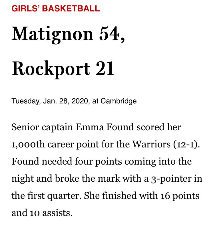 EVOHoops's tweet photo. Emma Found (5โ7, G, Matignon, EVOelite 2020, Worcester State Univ Commit) gets her 997th on a FT & 1000th on an absolute bomb. That magical pure shooting form has made her the best in the business #1000pointclub #FamilyOn3 #EVO #evolutionmade ๐๐ผ๐๐ค๐ฅ๐ฅ #HUGE @NEGRecruiting https://t.co/2qdKeGhI4n