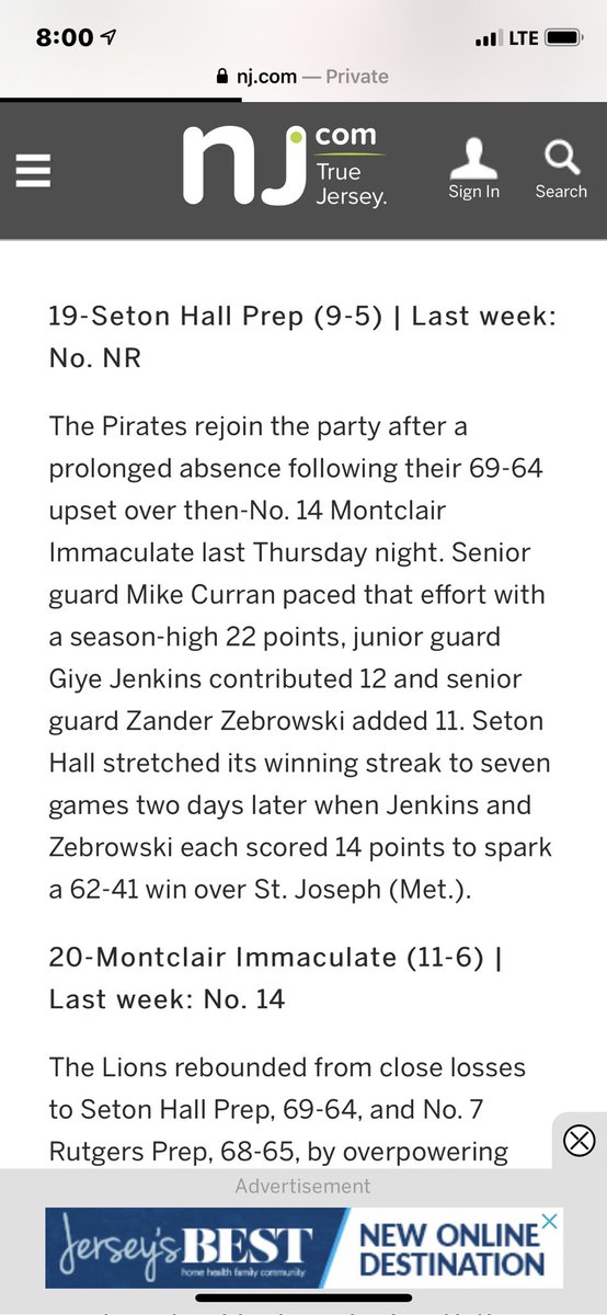mcurran816's tweet photo. #19 in the state! Moving on up in the rankings! https://t.co/CcJ3Ifm1rE
