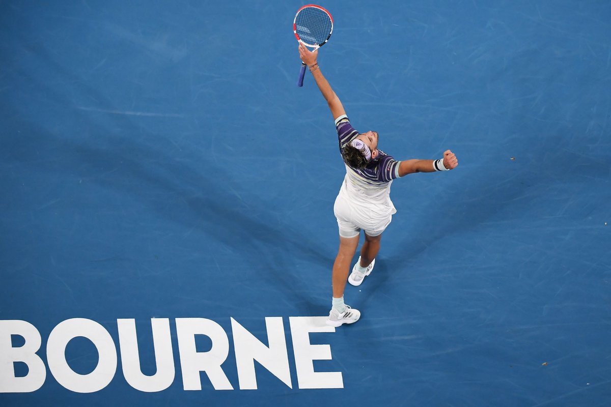ESPNIndia's tweet photo. WHAT.A.PERFORMANCE 

#AusOpen https://t.co/I6zmNGiMdA