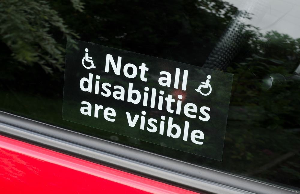 jazzyjosee's tweet photo. Remember, not all disabilities are visible. #BellLetsTalk https://t.co/xdAC09gnAl