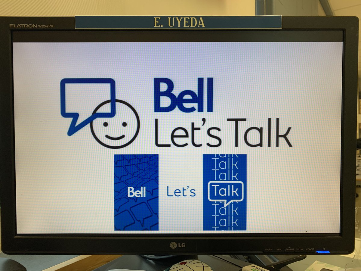 EugeneUyeda's tweet photo. @MsIppolito @PeelSchools @FletchersSrPS Lesson is cued up and ready to go. Let’s talk! @MountainashPS #BellLetsTalk https://t.co/RJmzTzu32F